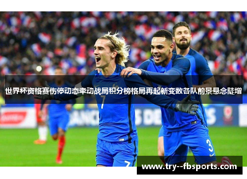 世界杯资格赛伤停动态牵动战局积分榜格局再起新变数各队前景悬念陡增 世界杯资格赛伤停动态牵动战局积分榜格局再起新变数各队前景悬念陡增