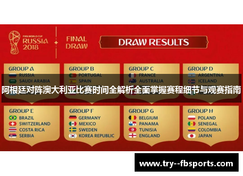 阿根廷对阵澳大利亚比赛时间全解析全面掌握赛程细节与观赛指南 阿根廷对阵澳大利亚比赛时间全解析全面掌握赛程细节与观赛指南